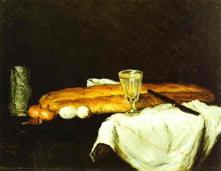 Paul Cezanne Bread and Eggs